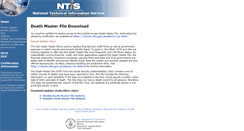 Desktop Screenshot of dmf.ntis.gov